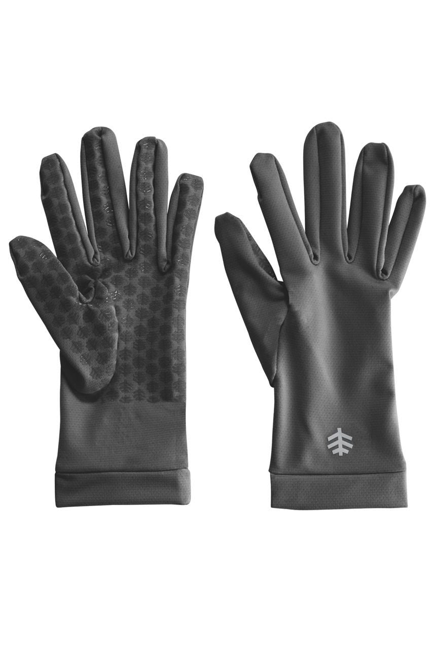 Coolibar UPF 50+ unisex Sawyer UV Sun Gloves - Sun Protective
