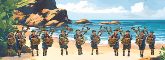 🎶 On the 11th Day of Christmas,  Eleven Pipers Piping! 🎶