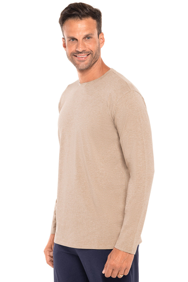 Men's Morada Everyday Long Sleeve T-Shirt | Dark Taupe Heather