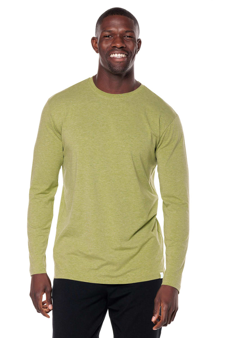 Men's Morada Everyday Long Sleeve T-Shirt | Willow Green Heather