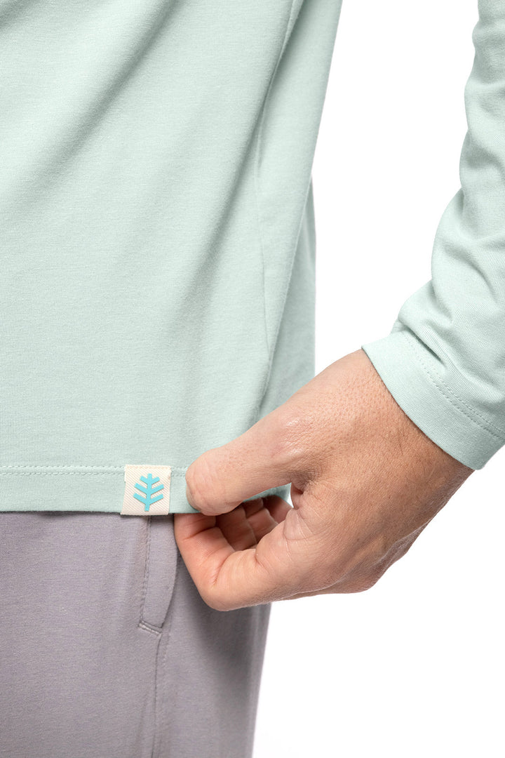 Men's Morada Everyday Long Sleeve T-Shirt | Misty Aqua