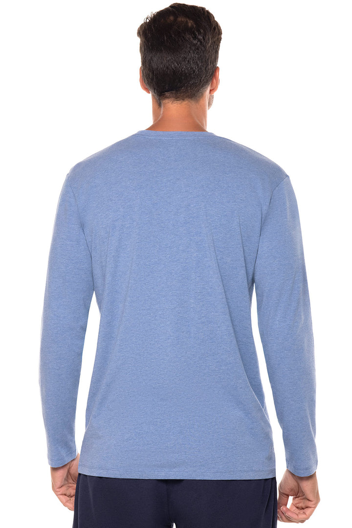 Men's Morada Everyday Long Sleeve T-Shirt  | Pacific Blue Heather