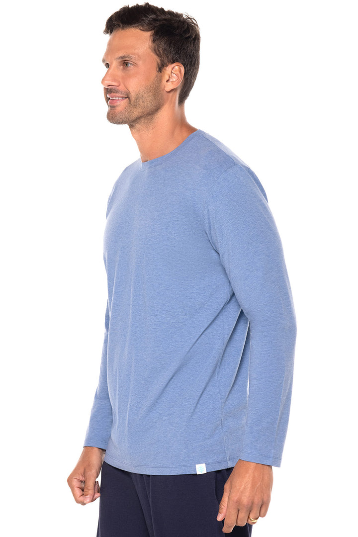 Men's Morada Everyday Long Sleeve T-Shirt  | Pacific Blue Heather