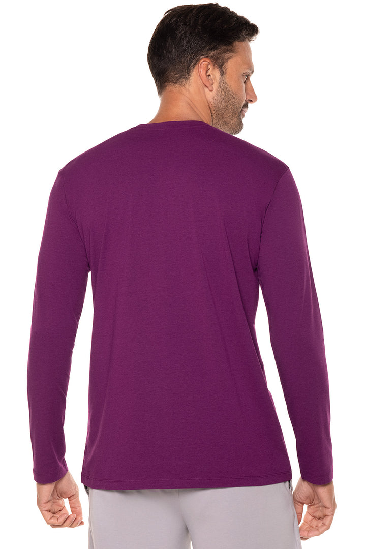 Men's Morada Everyday Long Sleeve T-Shirt | Rich Plum