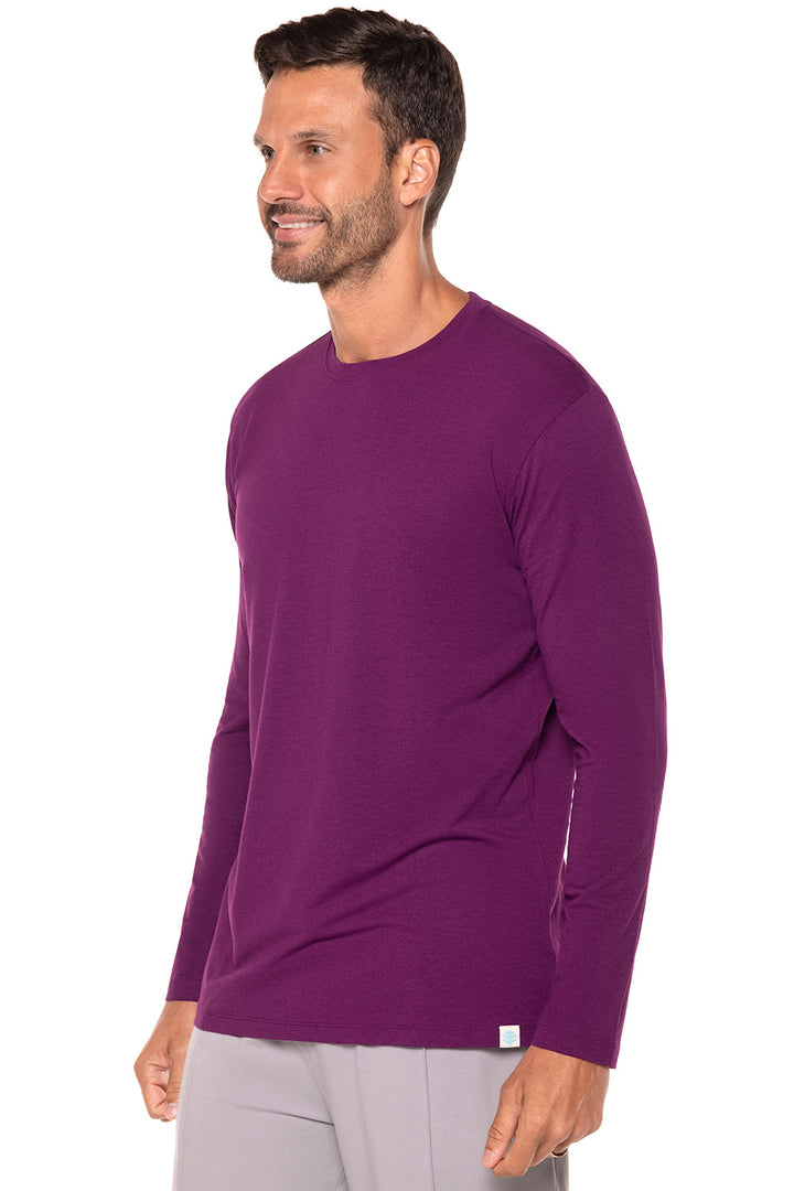 Men's Morada Everyday Long Sleeve T-Shirt | Rich Plum