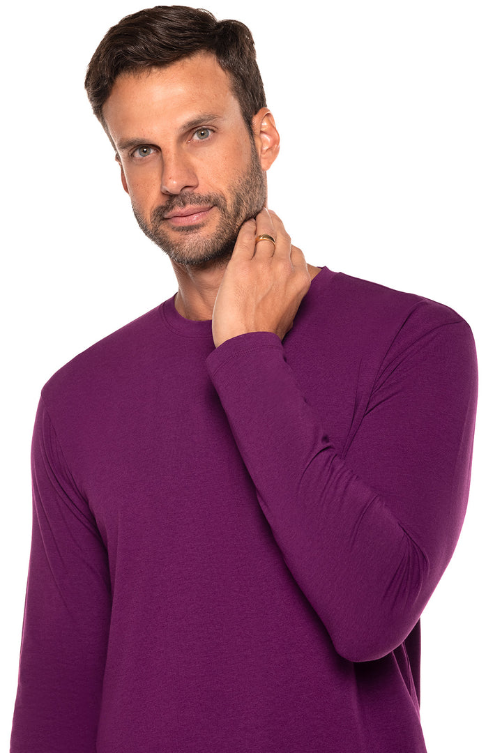 Men's Morada Everyday Long Sleeve T-Shirt | Rich Plum