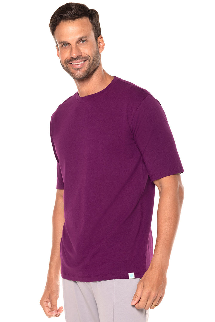 Men's Morada Everyday Long Sleeve T-Shirt | Rich Plum