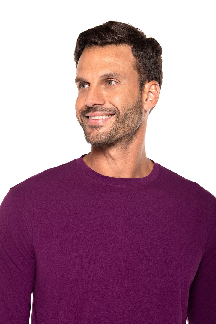 Men's Morada Everyday Long Sleeve T-Shirt | Rich Plum