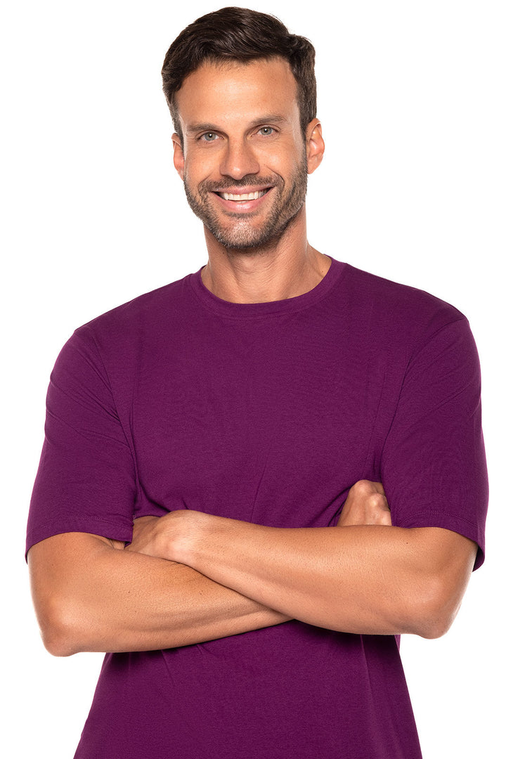 Men's Morada Everyday Long Sleeve T-Shirt | Rich Plum