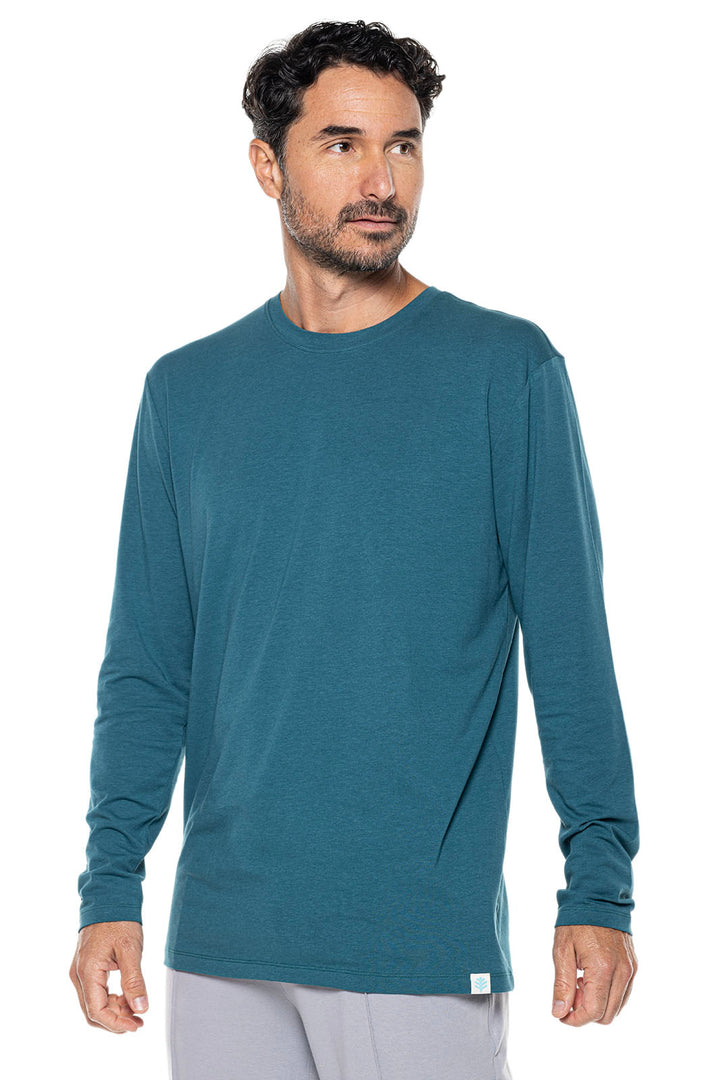 Men's Morada Everyday Long Sleeve T-Shirt | Midnight Green