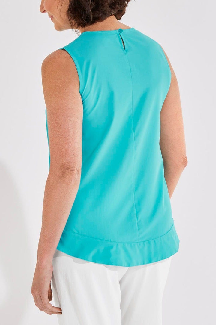 Women's St. Tropez Swing Tank Top | Bay Aqua