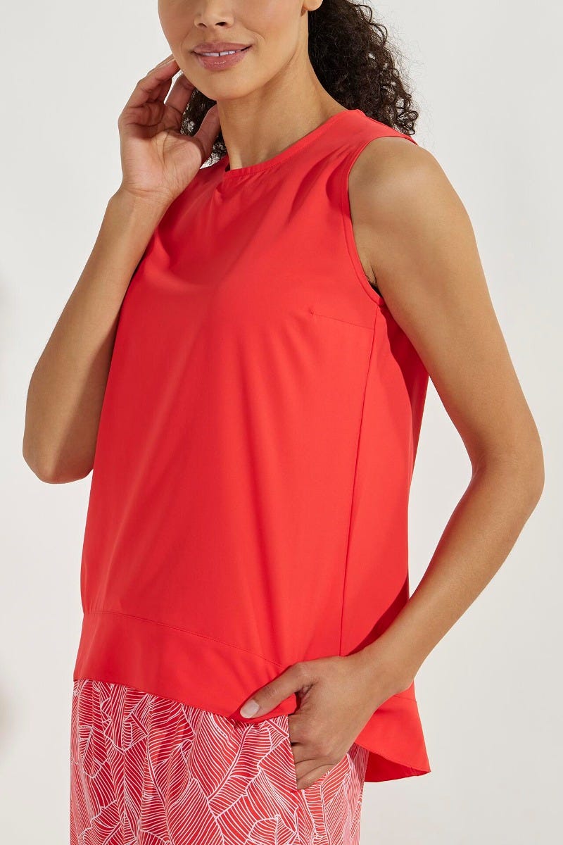 Women's St. Tropez Swing Tank Top UPF 50+ - Coolibar