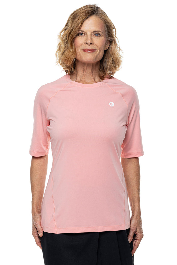 Women's Devi Short Sleeve Fitness T-Shirt | Peachy Pink