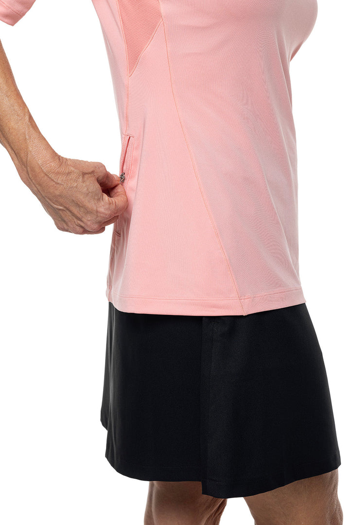 Women's Devi Short Sleeve Fitness T-Shirt | Peachy Pink