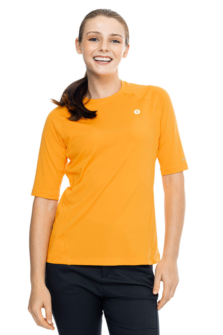 Women's Devi Short Sleeve Fitness T-Shirt | Apricot Crush