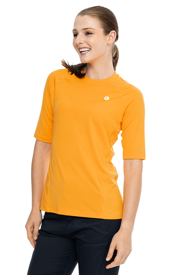 Women's Devi Short Sleeve Fitness T-Shirt | Apricot Crush