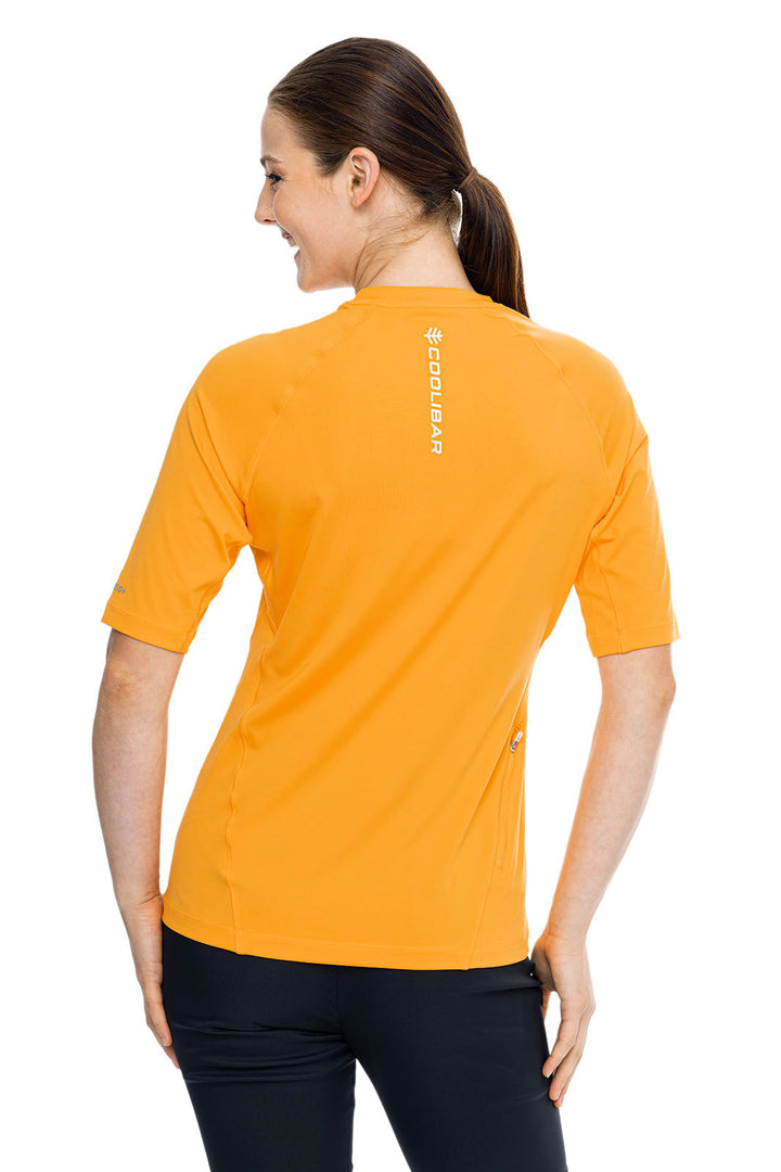 Women's Devi Short Sleeve Fitness T-Shirt | Apricot Crush