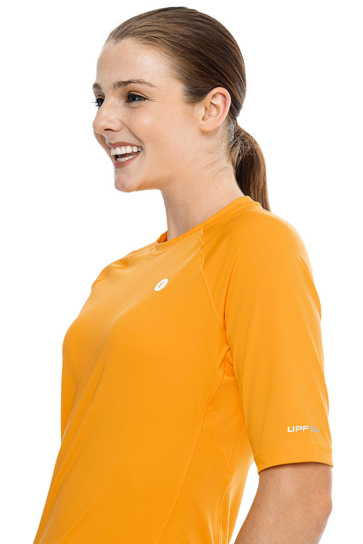 Women's Devi Short Sleeve Fitness T-Shirt | Apricot Crush