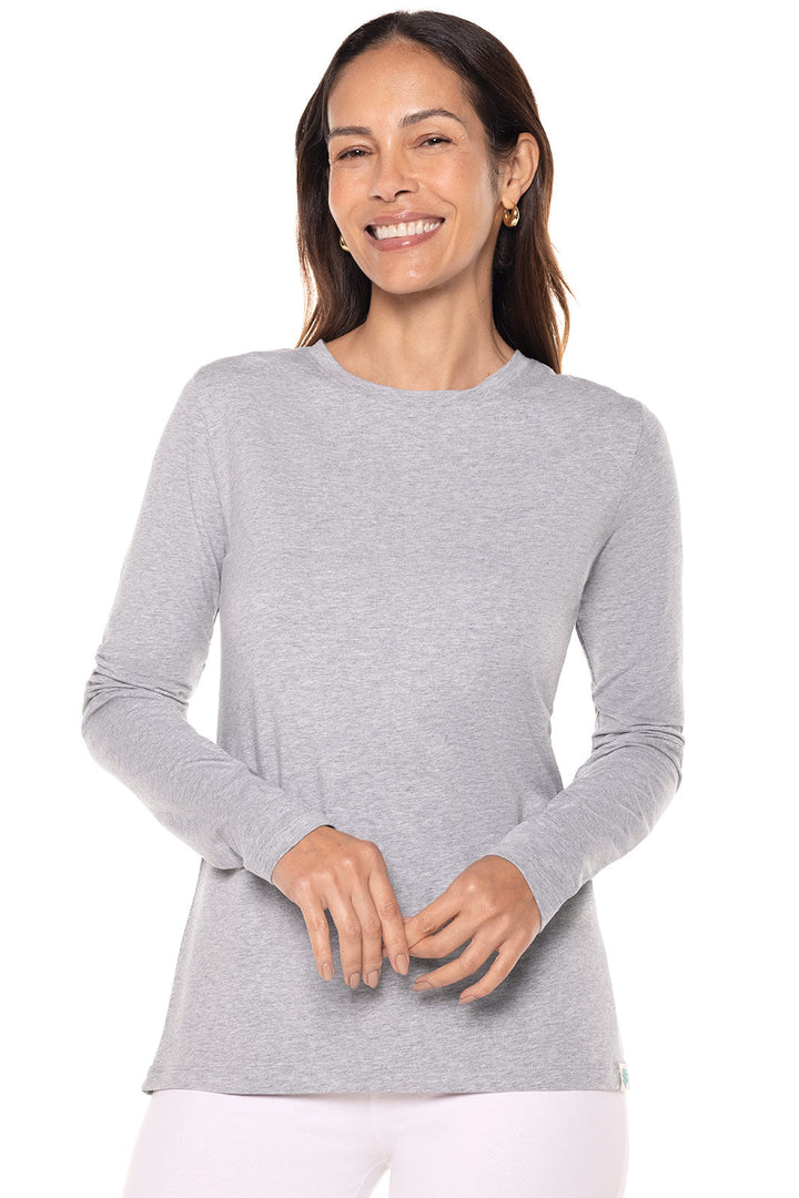 Women's Morada Everyday Long Sleeve T-Shirt | Grey Heather