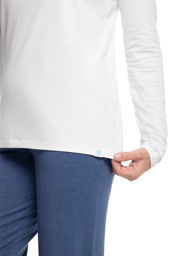 Women's Morada Everyday Long Sleeve T-Shirt | White