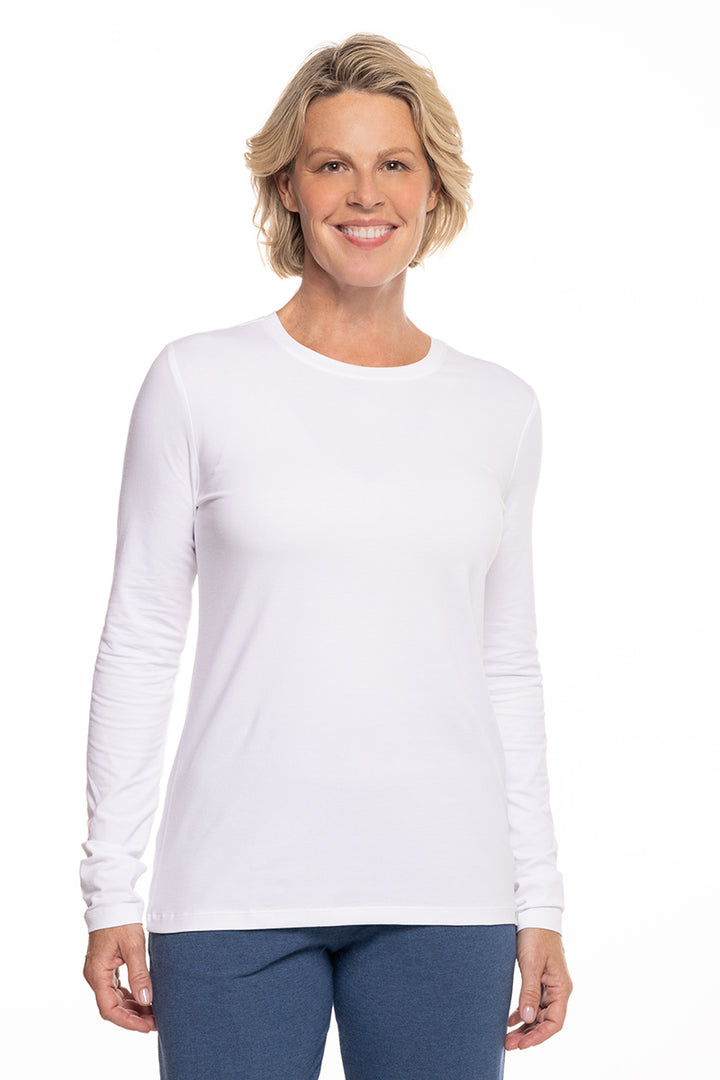 Women's Morada Everyday Long Sleeve T-Shirt | White