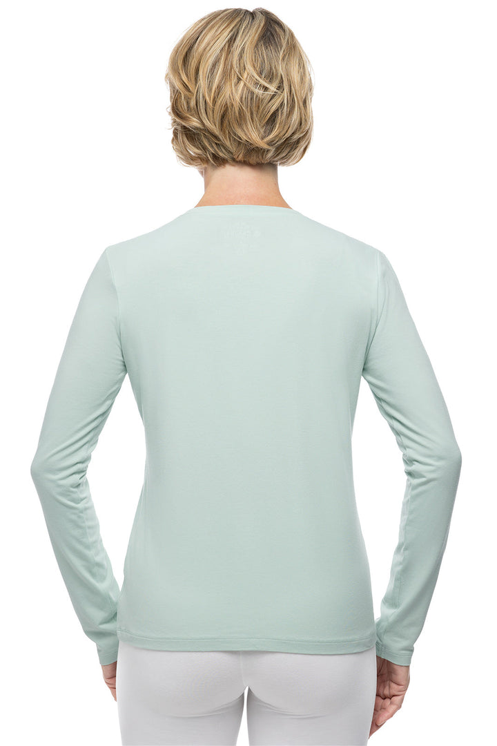 Women's Morada Everyday Long Sleeve T-Shirt | Misty Aqua