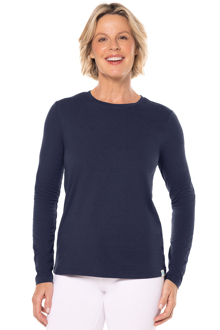 Women's Morada Everyday Long Sleeve T-Shirt | Navy