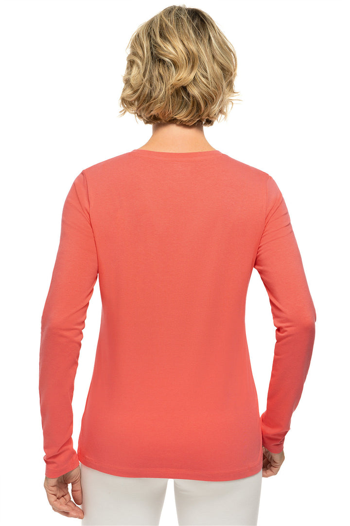 Women's Morada Everyday Long Sleeve T-Shirt | Vivid Coral