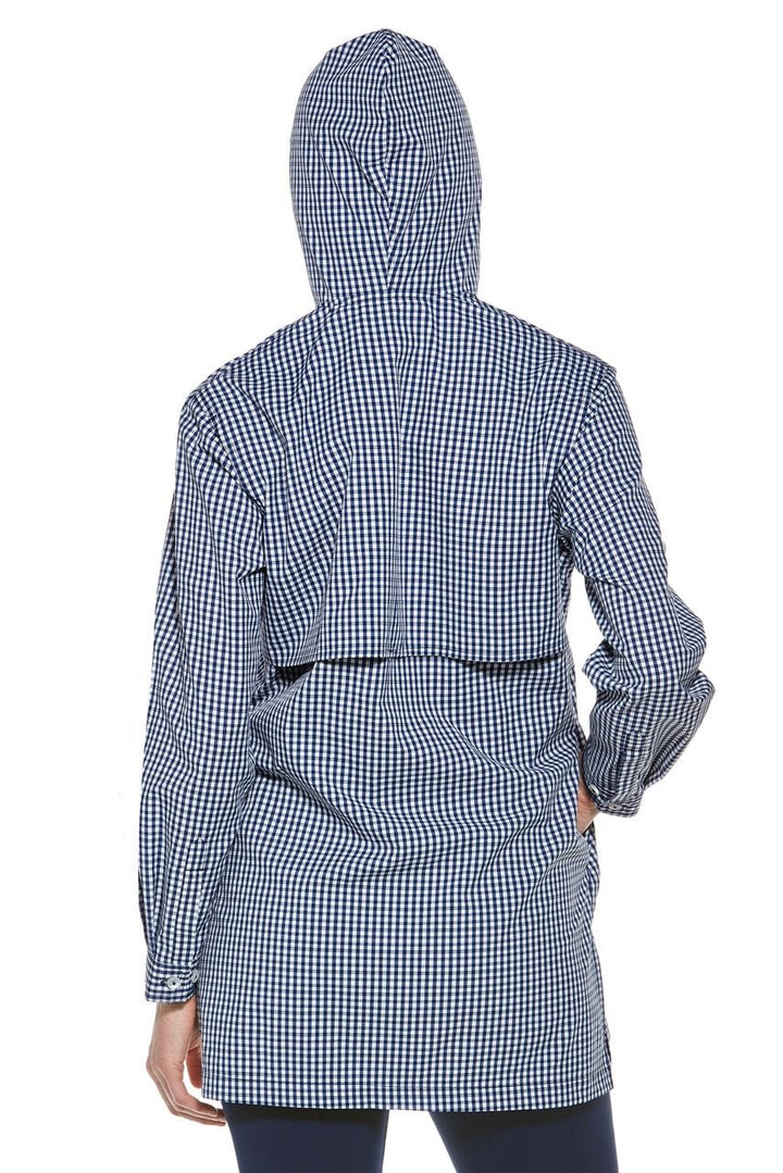 Women's Iztapa Beach Shirt | Navy Gingham