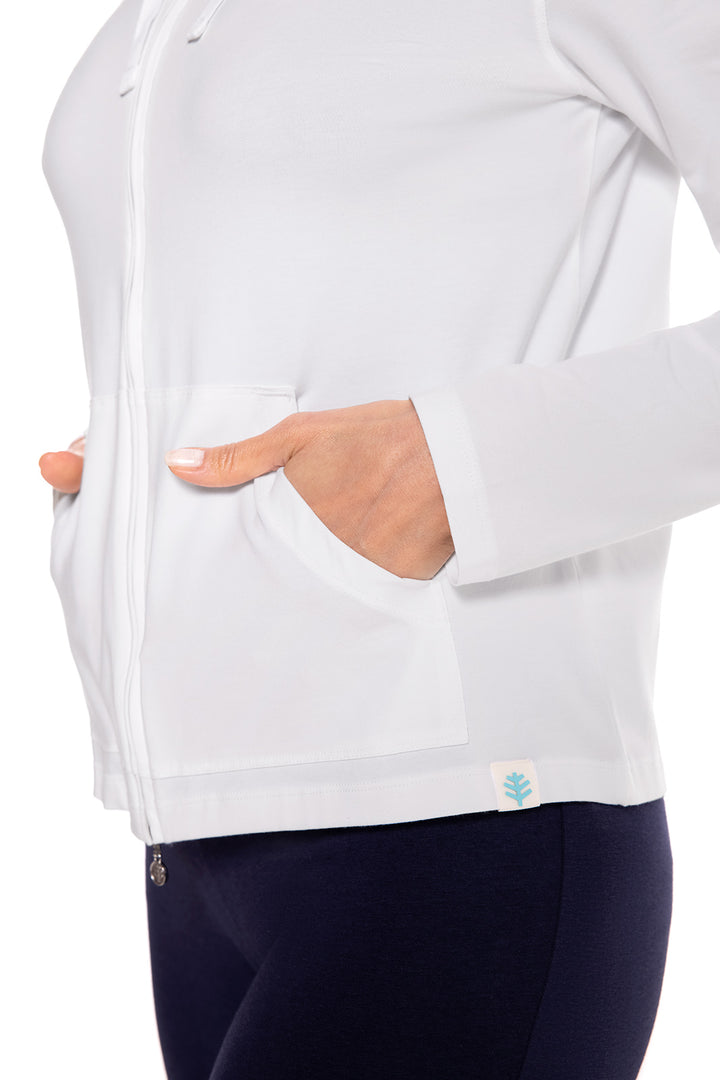 Women's Seaside Hoodie | White