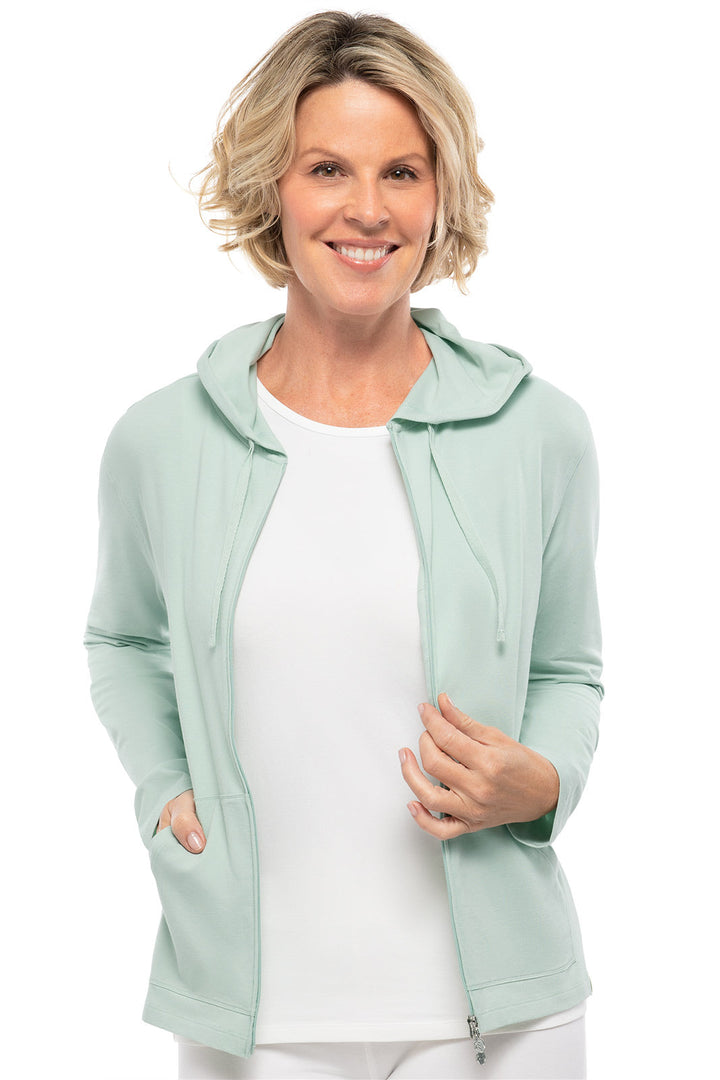 Women's Seaside Hoodie | Misty Aqua