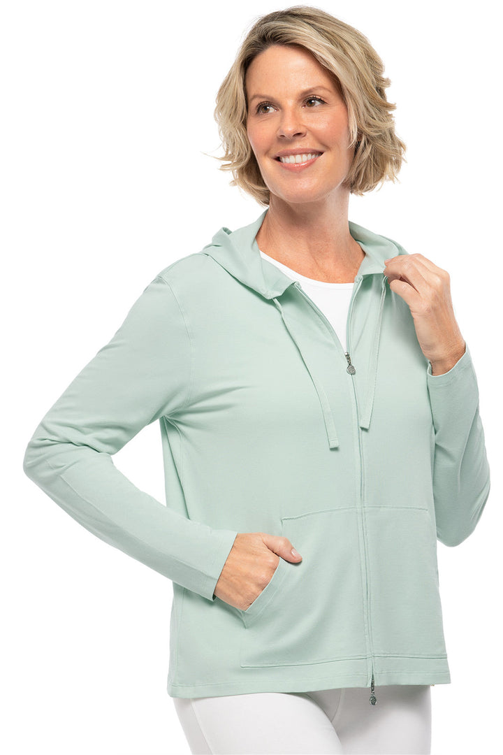 Women's Seaside Hoodie | Misty Aqua