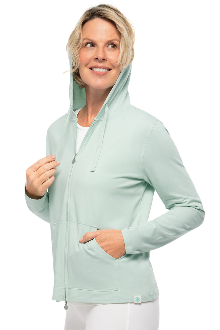 Women's Seaside Hoodie | Misty Aqua