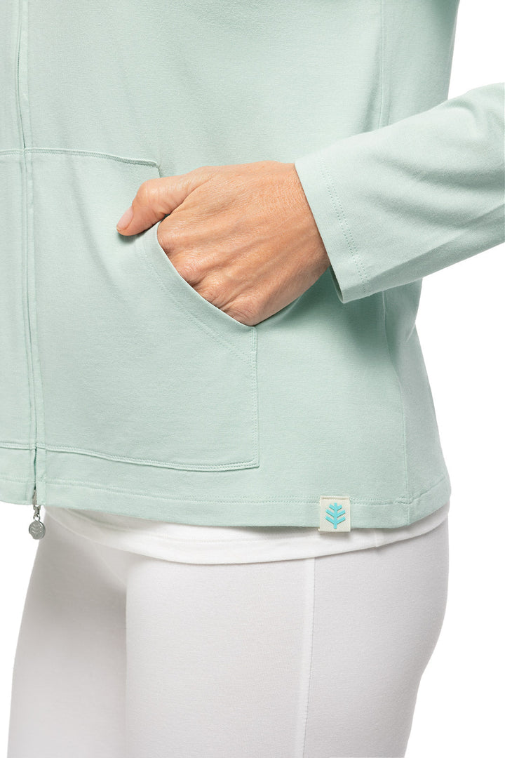 Women's Seaside Hoodie | Misty Aqua