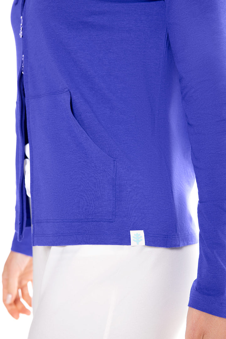 Women's Seaside Hoodie | Baja Blue