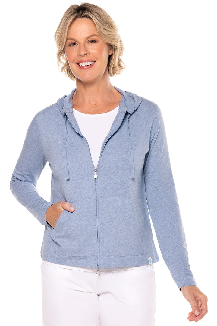 Women's Seaside Hoodie | Light Blue Heather