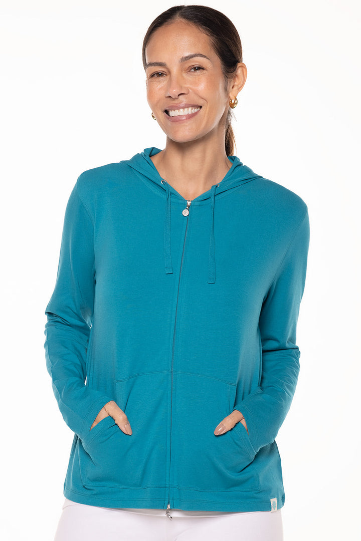 Women's Seaside Hoodie | Tahitian Teal