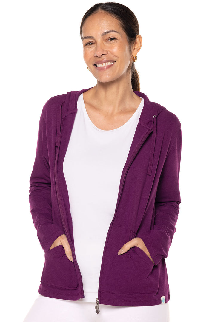 Women's Seaside Hoodie | Rich Plum