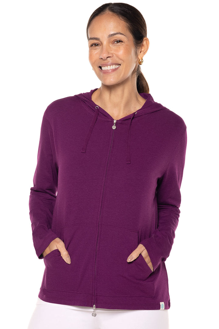 Women's Seaside Hoodie | Rich Plum