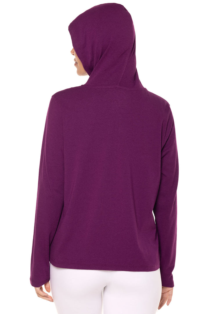 Women's Seaside Hoodie | Rich Plum