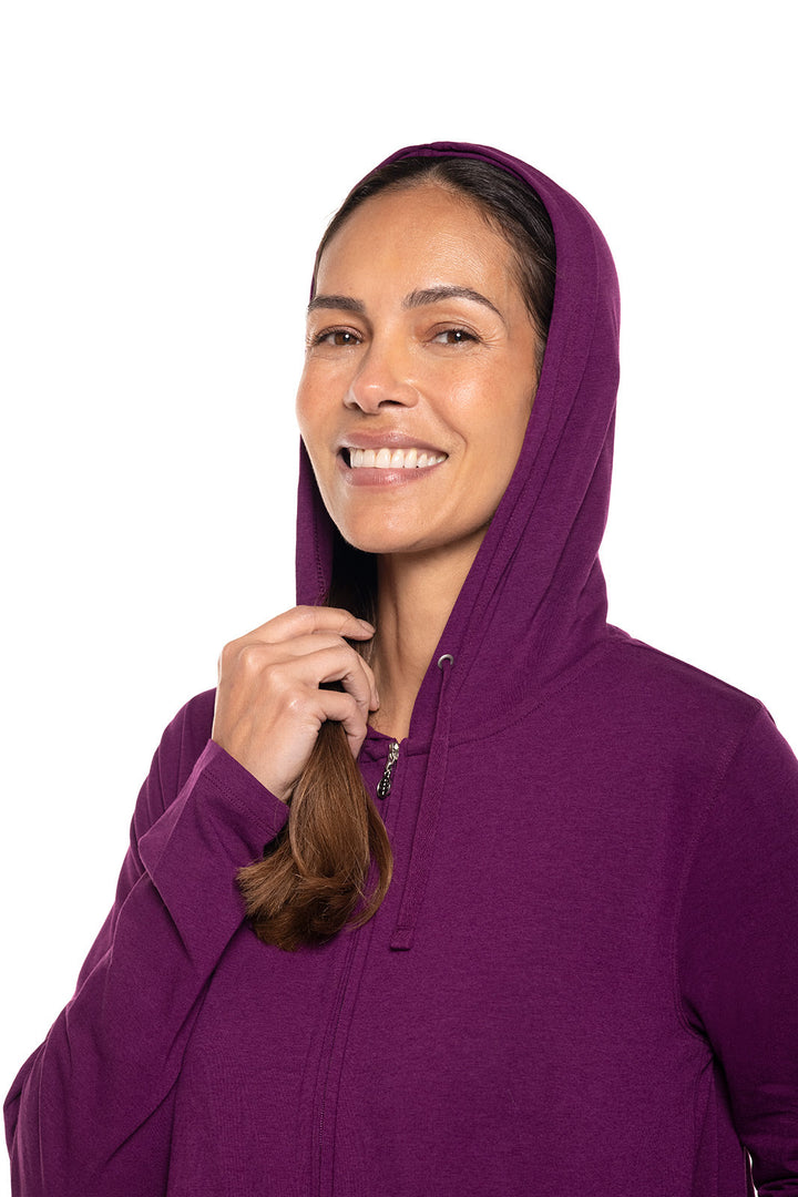 Women's Seaside Hoodie | Rich Plum