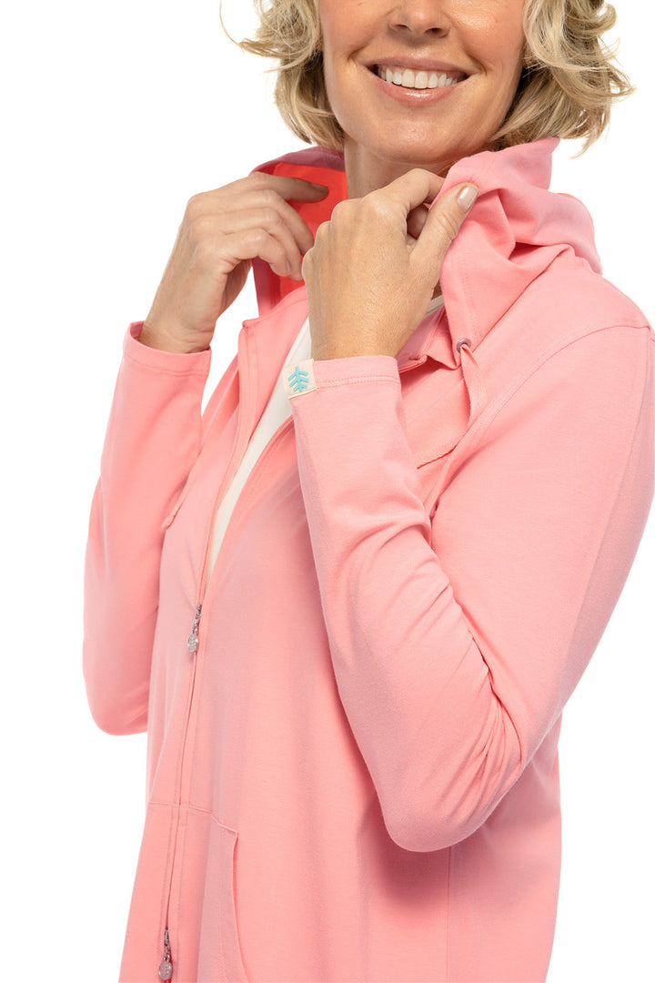 Women's Cabana Hoodie | Peachy Pink