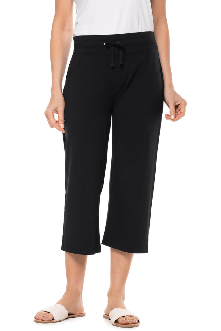 Women's Windley Beach Capris | Black