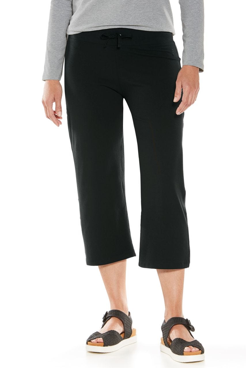 Women's Windley Beach Capris | Black