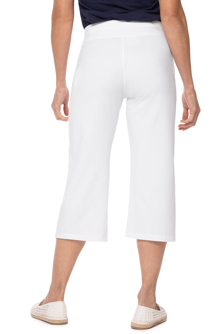 Women's Windley Beach Capris | White