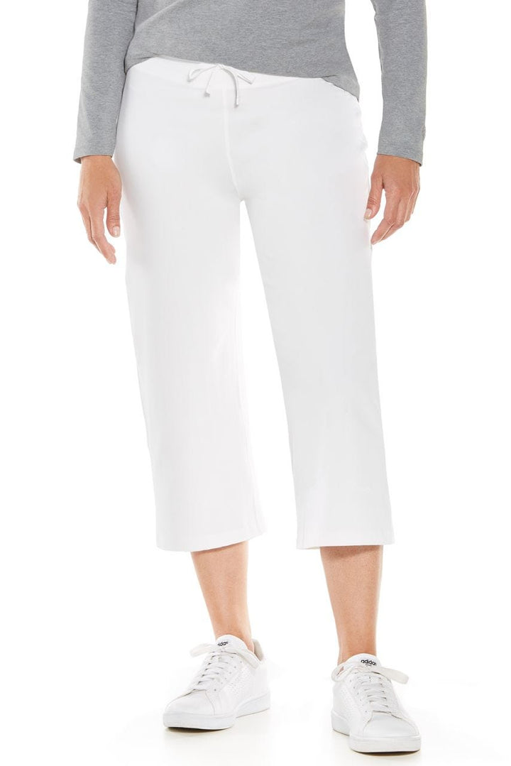 Women's Windley Beach Capris | White