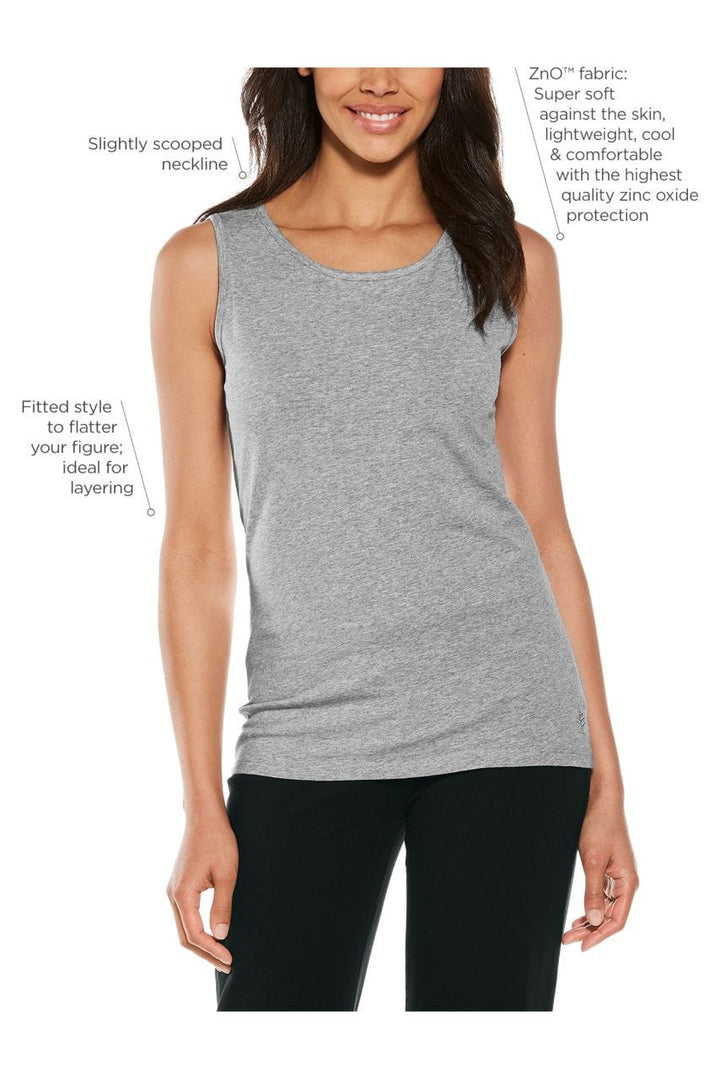 Women's Morada Everyday Basic Tank | Grey Heather