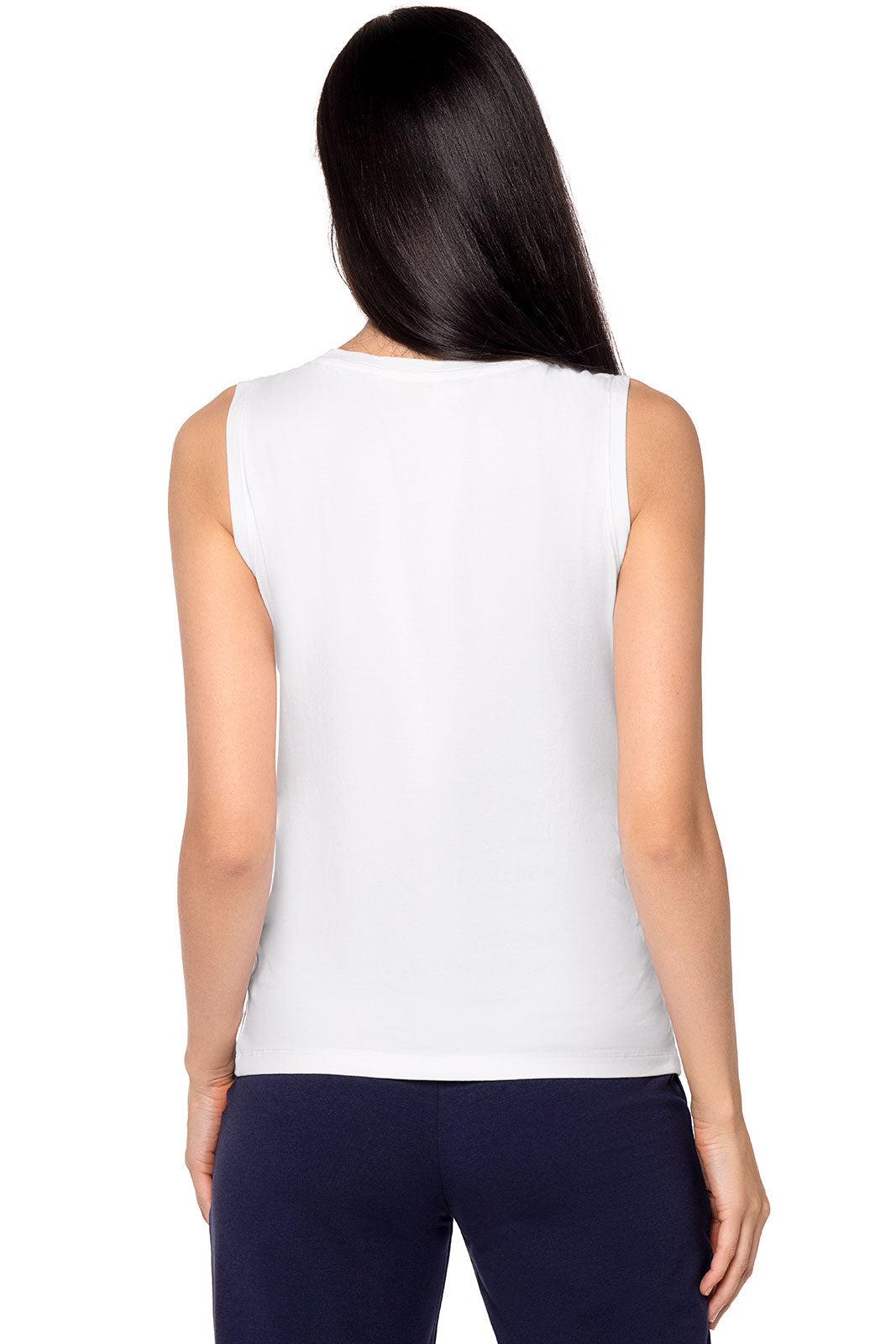 Women's Morada Everyday Basic Tank | White