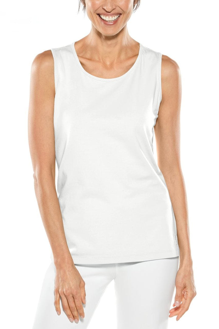 Women's Morada Everyday Basic Tank | White