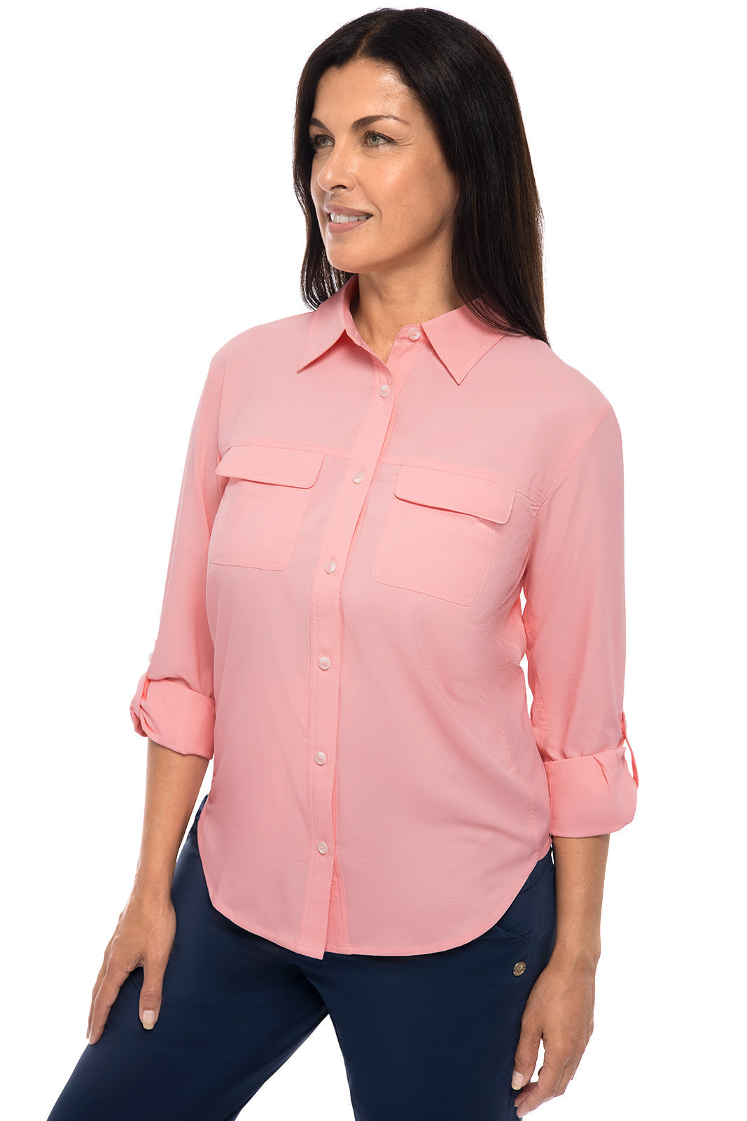 Women's Mylitta Travel Shirt | Peachy Pink – Coolibar